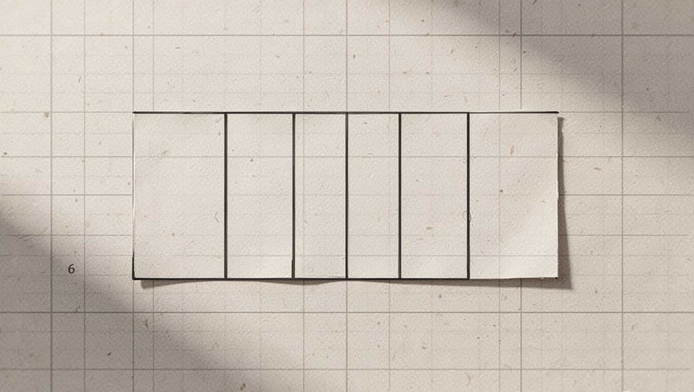 Diagram of area model for division 48 divided by 6, shown as a rectangle split into parts on graph paper in a clear line drawing style, with 'Area Model' headline on a muted dark-green band.